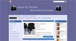 Desktop Screenshot of boxer-im-tierheim.de