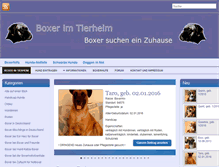 Tablet Screenshot of boxer-im-tierheim.de